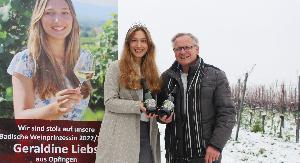 Badische Weinprinzessin stellt Spendenaktion mit Hoheiten-Sekt vor 